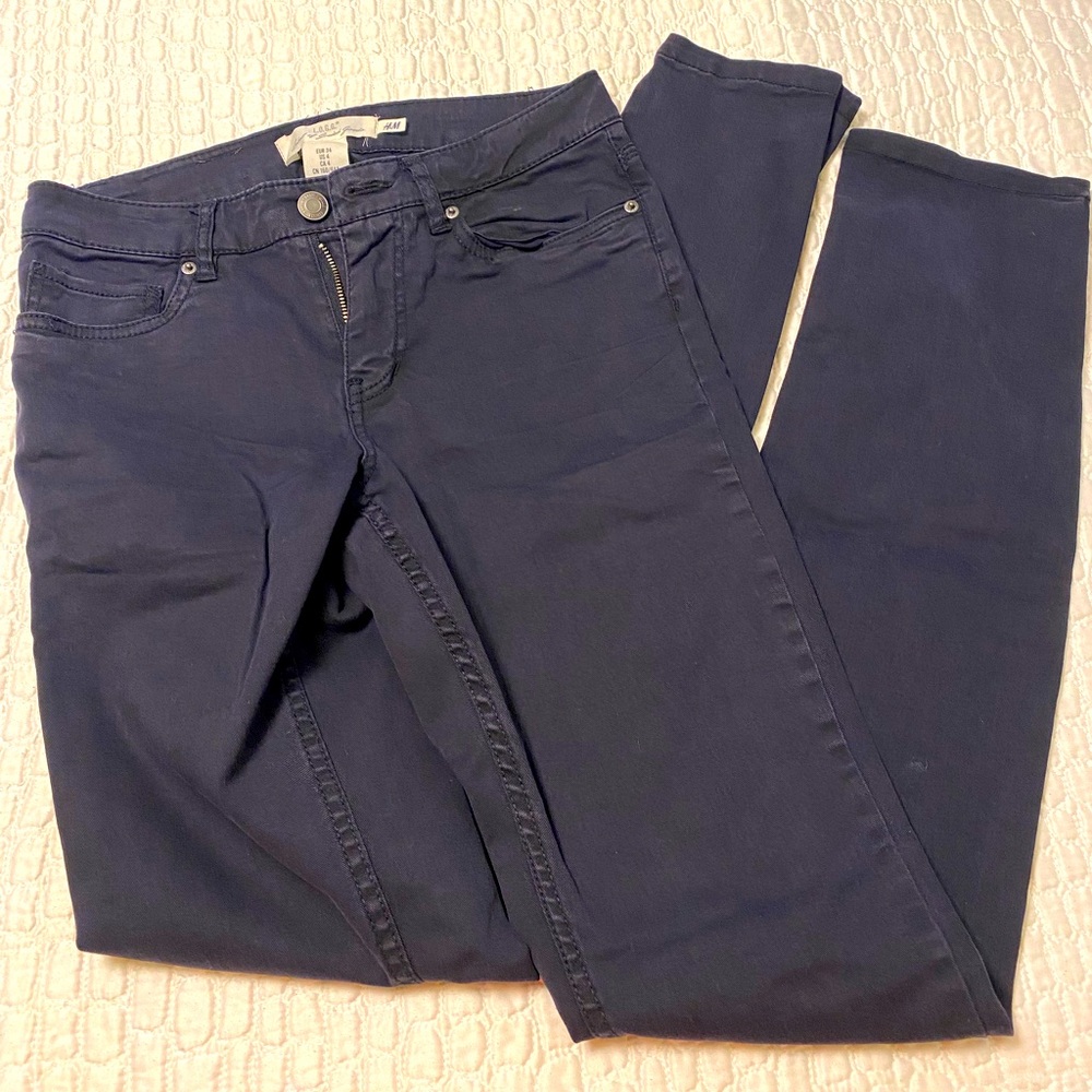 H&M Women's Skinny Jeans - Dark Navy